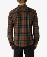 O'Neill Men's Glacier Plaid Superfleece Button Shirt