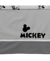Lambs & Ivy Disney Baby Magical Mickey Mouse 3-Piece Crib Bedding Set - Gray