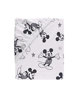 Lambs & Ivy Disney Baby Magical Mickey Mouse 3-Piece Crib Bedding Set - Gray