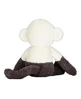 Lambs & Ivy Jungle Party White/Gray Plush Monkey Stuffed Animal Toy - Charlie