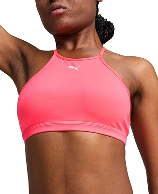 Puma Women's Move Cloudspun High-Neck Low-Impact Sports Bra