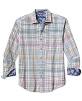 Tommy Bahama Men's Coastline Cord Harbor Classic-Fit Check Button-Down Shirt