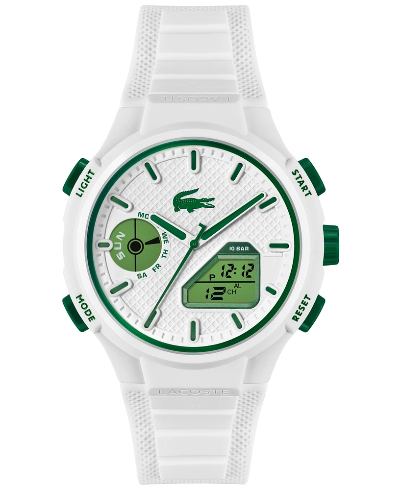 Lacoste Men's LC33 Silicone Strap Watch 45mm