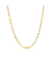 The Lovery Golden Disc Necklace 14K Gold