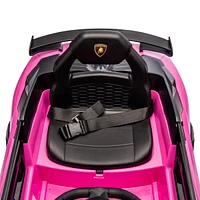 Simplie Fun Lamborghini Aventador Ride-On Car with Parental Control