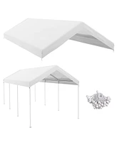 Simplie Fun 20 x 10 Carport Replacement Canopy Cover