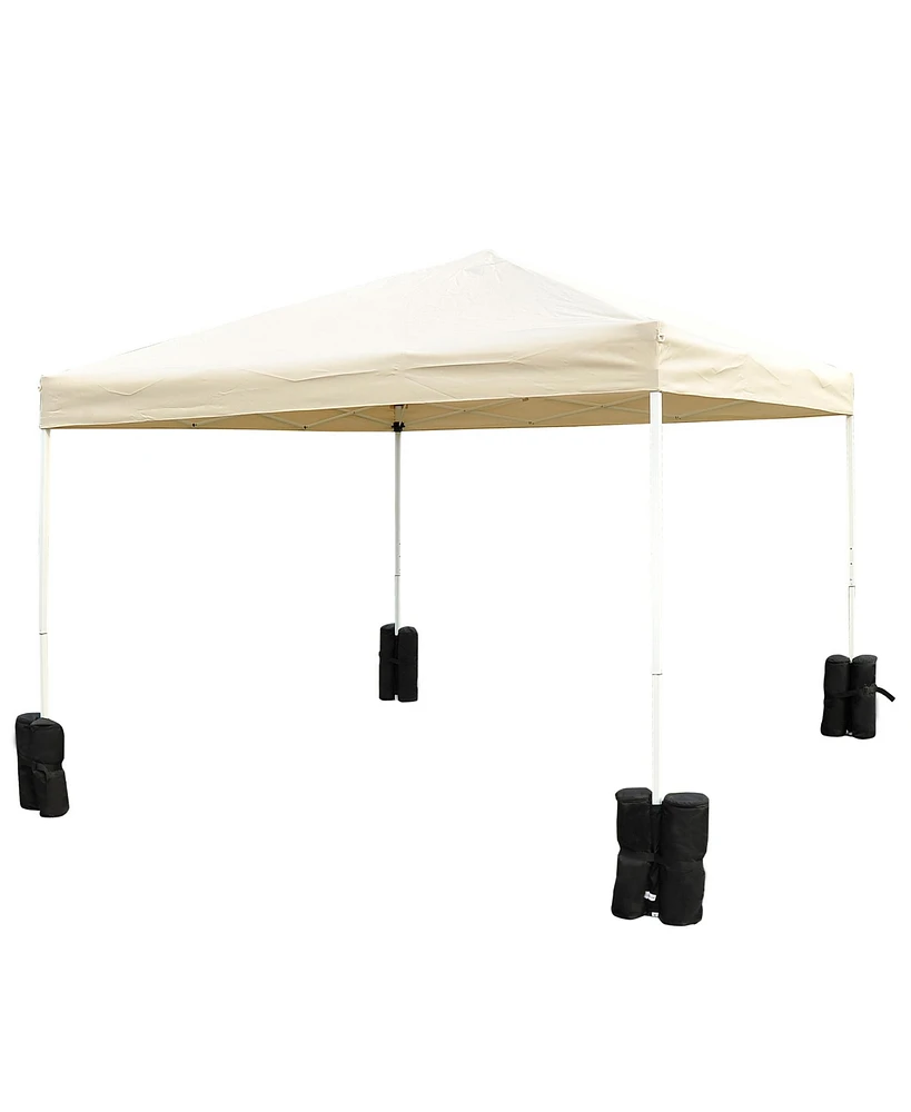 Simplie Fun 4 Canopy Weights (33lbs) for Gazebo or Pop-Up Tent