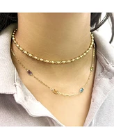 The Lovery Gold Ball Chain Necklace