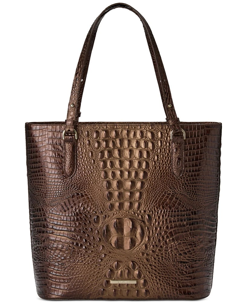 Brahmin Ezra Melbourne Embossed Large Leather Tote