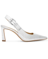 Michael Kors Women's Darrington Leather Slingback Pumps