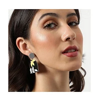 Sohi Women's Leaf Drop Earrings