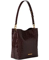 Brahmin Celina Vanderbilt Small Leather Bucket Bag