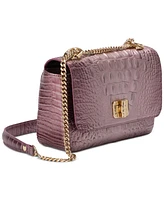 Brahmin Rosa Melbourne Embossed Leather Crossbody Bag