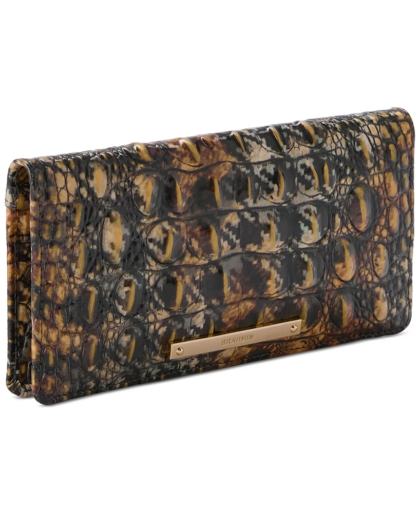 Brahmin Ady Melbourne Embossed Leather Wallet