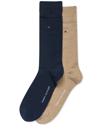 Tommy Hilfiger Men's 2-Pk. Solid Dress Socks