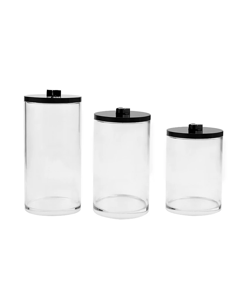 Lainy Home Crystal Canisters, Set of 3