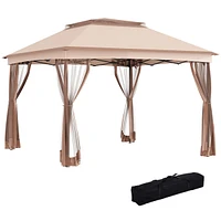 Streamdale Furniture Pop-Up Canopy with Zippered Netting and Carry Bag