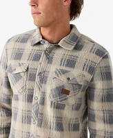 O'Neill Men's Glacier Plaid High Pile Super Button Shirt