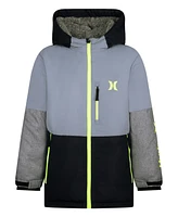 Hurley Big Boys Colorblocked Snowboard Jacket