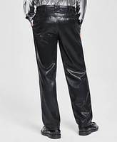 Tinsel Men's Faux Leather Dress Pants