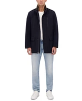 Cole Haan Men's Wool Plush Car Coat