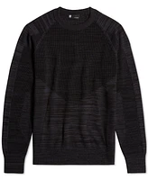 G-Star Raw Men's 3D Biker Regular-Fit Engineered-Knit Sweater