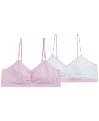 Polo Ralph Lauren Big Girls Bralettes, Pack of 2