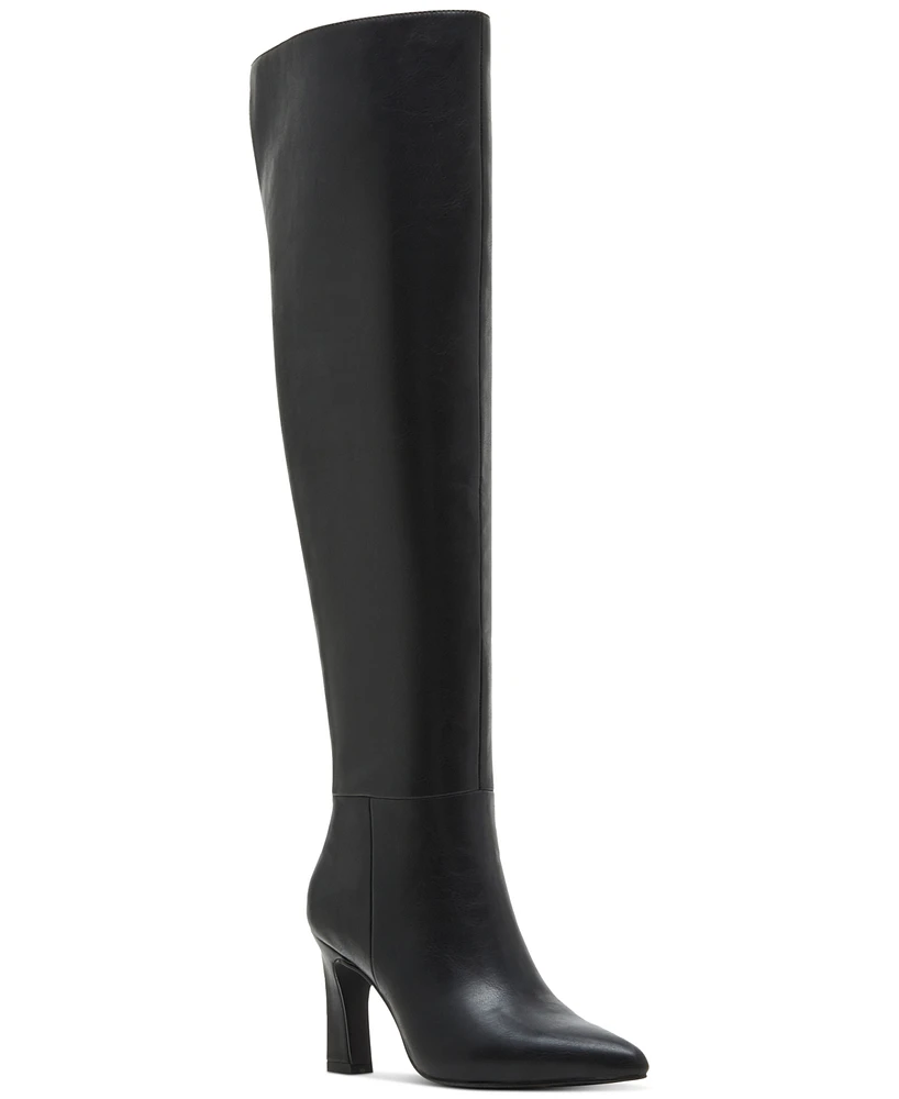 Madden Girl Sizzlee Wide-Calf Over-The-Knee High-Heel Dress Boots
