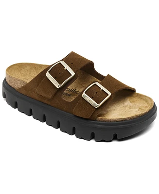 Papillio by Birkenstock Women's Arizona Chunky Suede Leather Platform Sandals from Finish Line