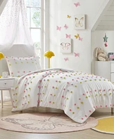 Mi Zone Kids Cora Pompom Clip Jacquard -Pc. Comforter Set