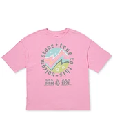 Volcom Juniors' Days Like These Oversized Fit Cotton T-Shirt