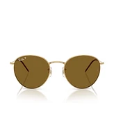 Ray-Ban Unisex Polarized Round Reverse Sunglasses, RBR0103S