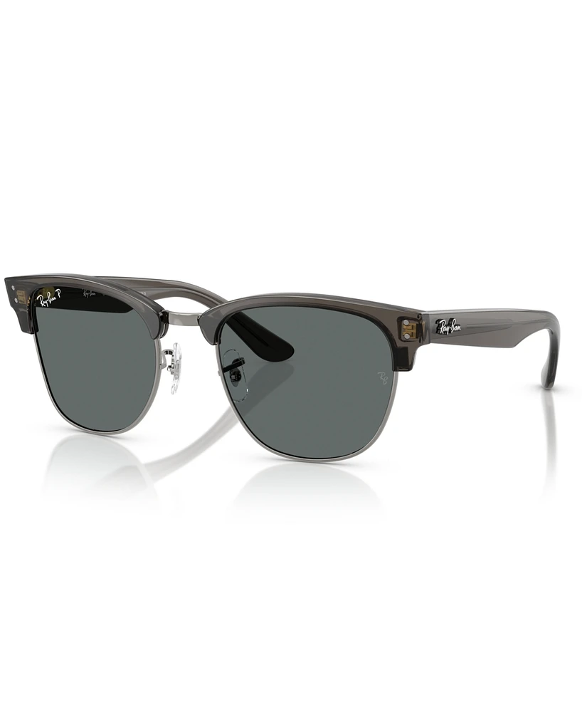 Ray-Ban Unisex Clubmaster Reverse Polarized Sunglasses