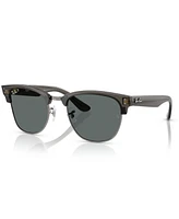 Ray-Ban Unisex Clubmaster Reverse Polarized Sunglasses