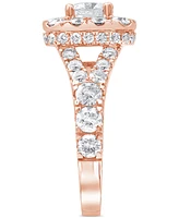 Diamond Bridal Set (4 ct. t.w.) 14k White, Yellow or Rose Gold