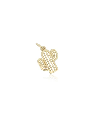 The Lovery Mini Gold Cactus Charm 14K Gold