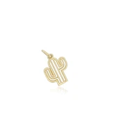 The Lovery Mini Gold Cactus Charm 14K Gold