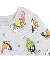 Space Jam Toddler Girls Looney Tunes Sylvester Bugs Bunny Daffy Duck French Terry Sweatshirt to