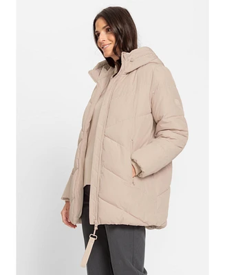 Olsen Women's Hooded Puffer Coat