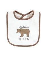 Hudson Baby Unisex Baby Cotton Bibs, One Size