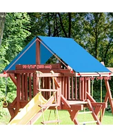 Yescom 43"x90" Swing Set Replacement Tarp Uv Protection Roof Playset Outdoor