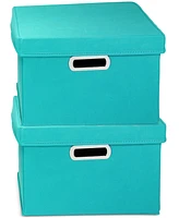 Household Essentials 2-Pc. Storage Cube Set with Lids