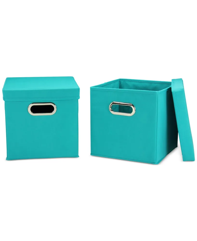 Household Essentials 2-Pc. Storage Cube Set with Lids