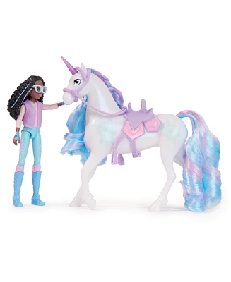 Unicorn Academy Layla Glacier Set with 2 Riding Accessories Toys