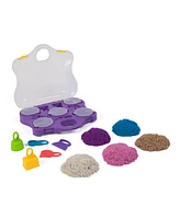 Kinetic Sand, Variety Case with Beach Sensory Toys