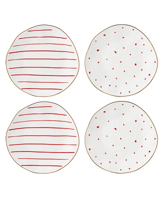 Lenox Garnet Bay Dessert Plates, Set of 4