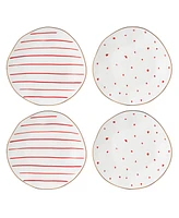 Lenox Garnet Bay Dessert Plates, Set of 4