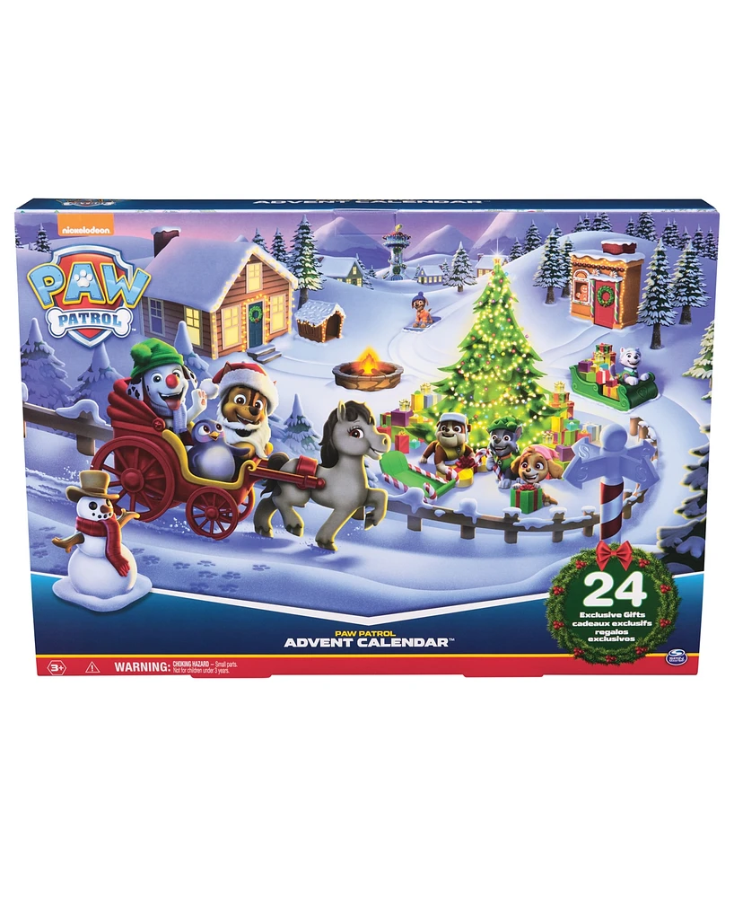 Paw Patrol 2024 Advent Calendar with 24 Surprise Toys