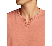 Lucky Brand Men's Long Sleeve Burnout Notch Shirt