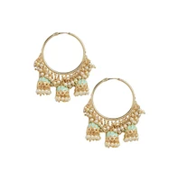 Sohi Women's Bell Hoop Earrings